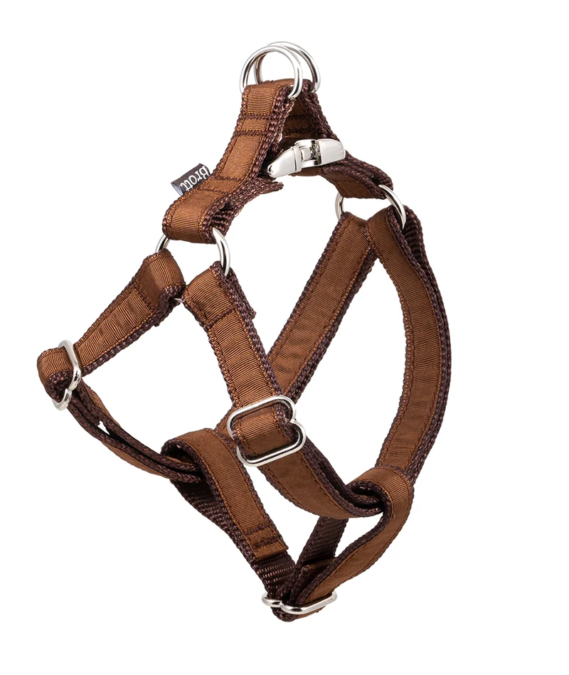 Arnés petral para perro Solid Brown
