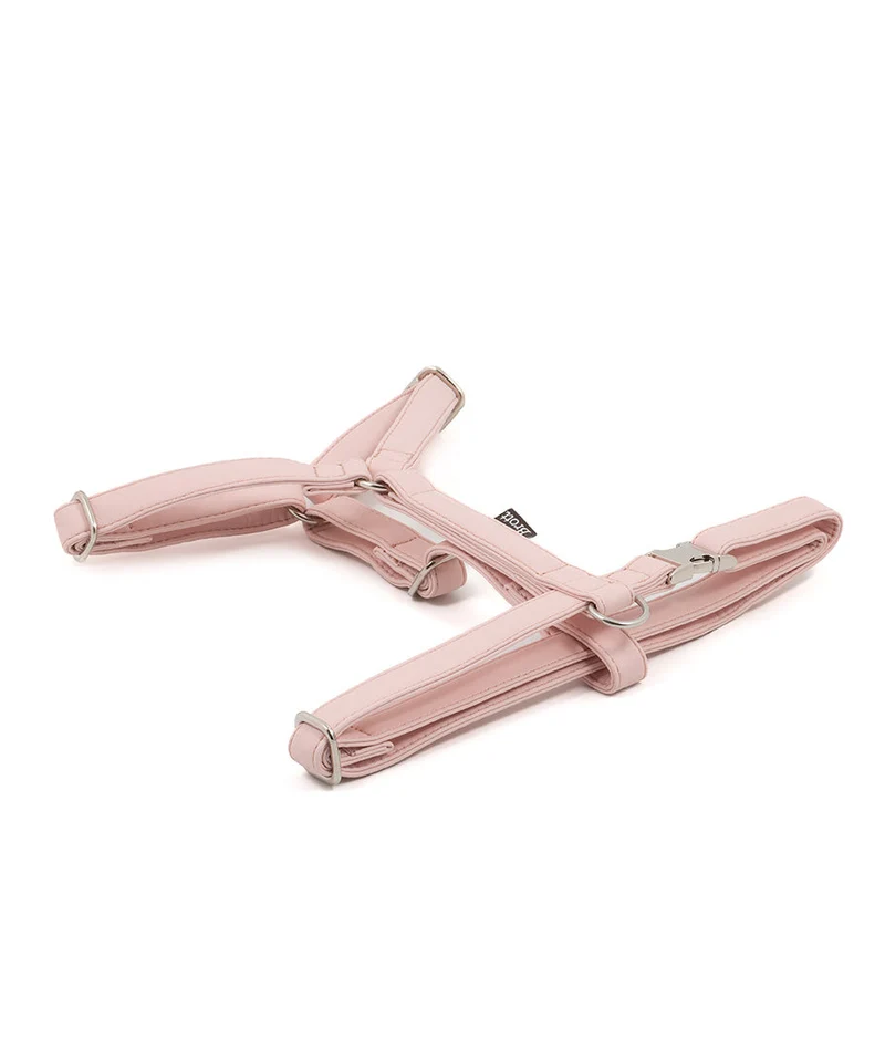 Arnés perro Essence Soft Pink silver