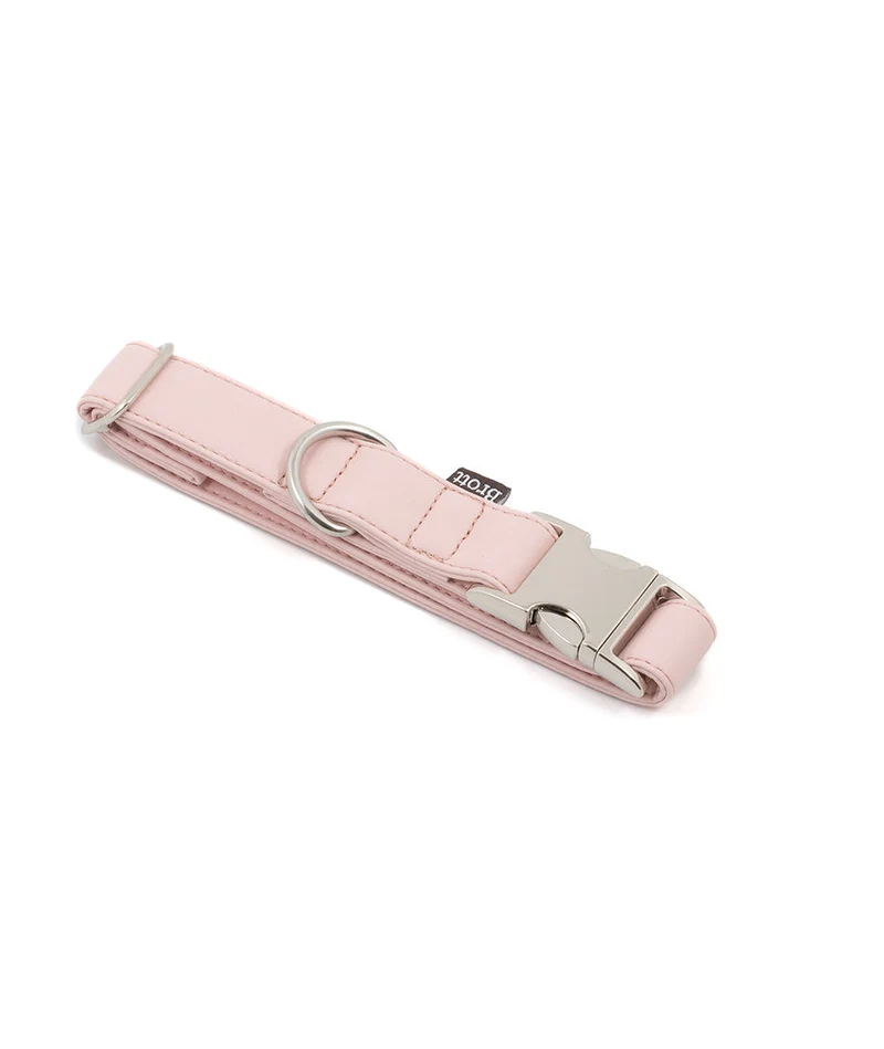 Collar perro Essence Soft Pink silver
