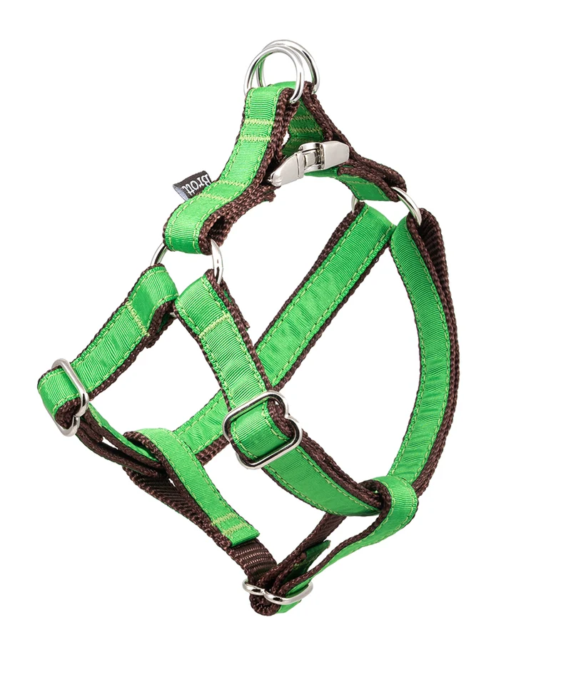 Arnés petral para perro Solid Green Forest