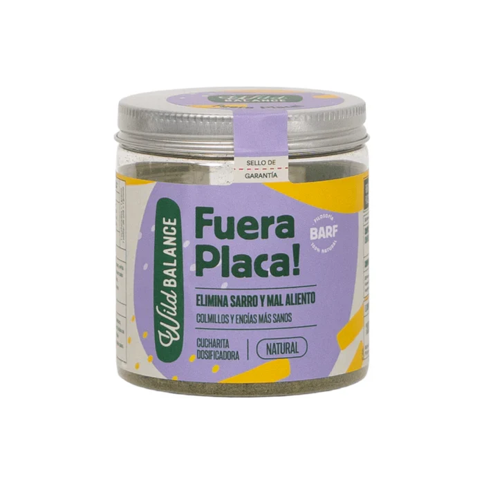 FUERA PLACA! Suplemento para combatir el sarro y el mal aliento