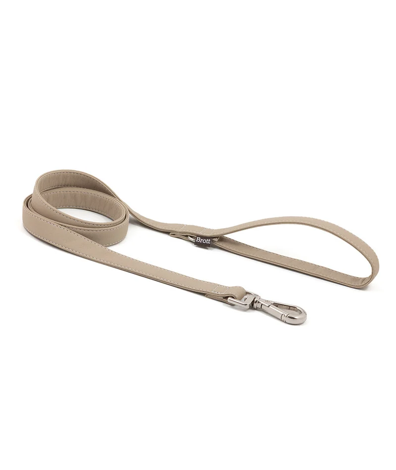 Correa perro Essence Taupe silver