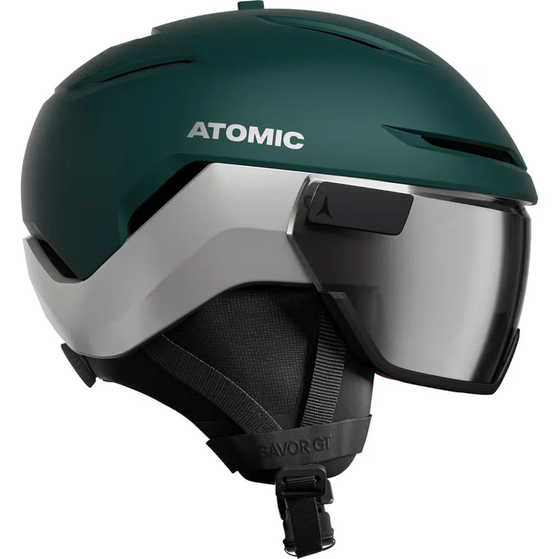 Atomic Skihelme Herren Savor GT Visor HD Dark Slate/Silver