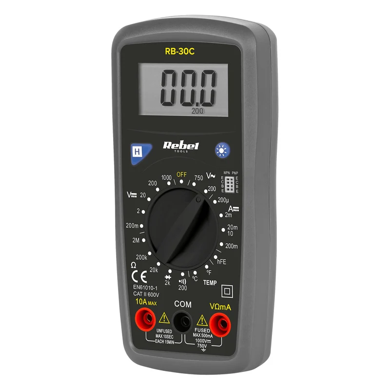 Präzises digitales Multimeter Rebel RB-30C