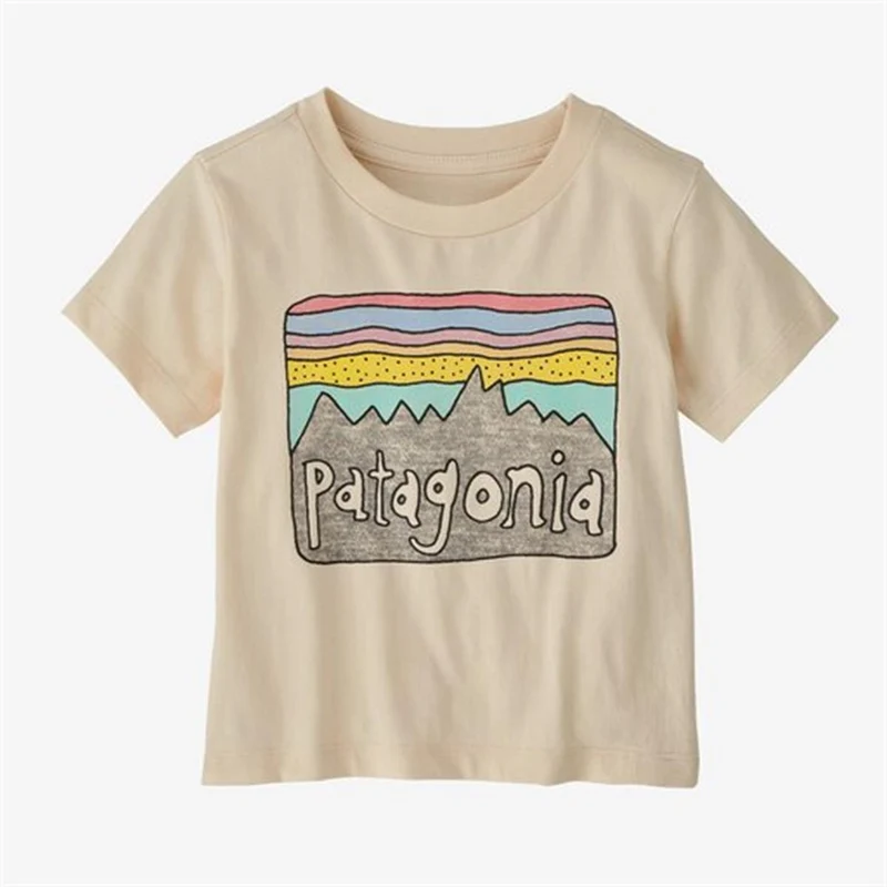 Patagonia Baby Fitz Roy Skies T-Shirt Undyed Natural