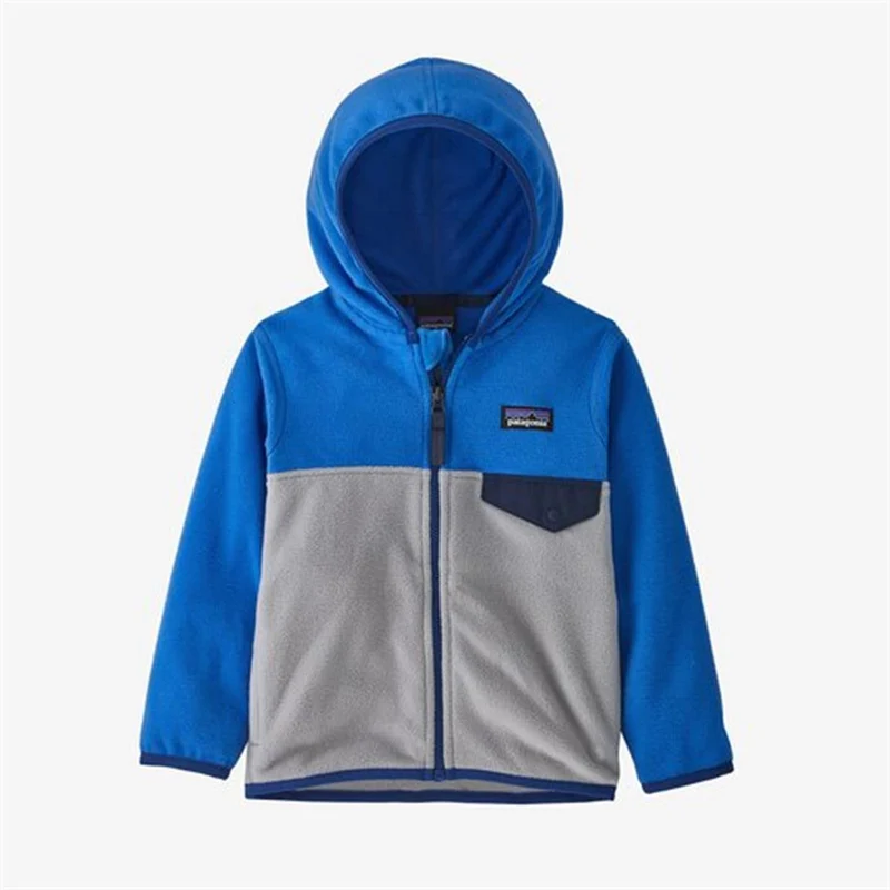 Patagonia Baby Micro D™ Snap-T® Fleece Jacke Salt Grey