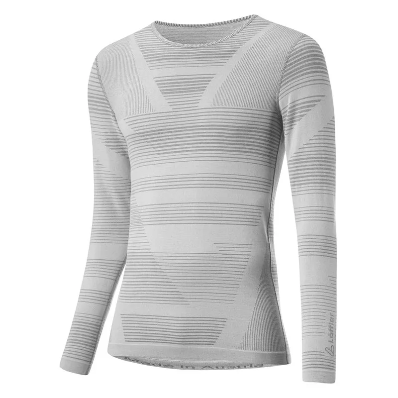 Löffler M Shirt L/S Transtex Retr`x grey melange