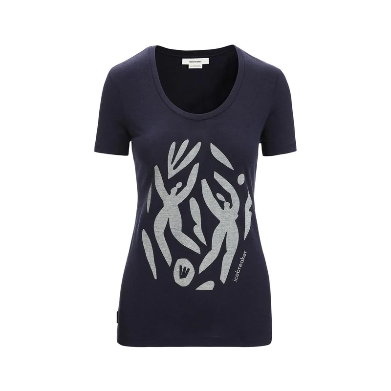 Icebreaker W Tech Lite II SS Scoop Tee Nature Celebration Damen T-Shirt