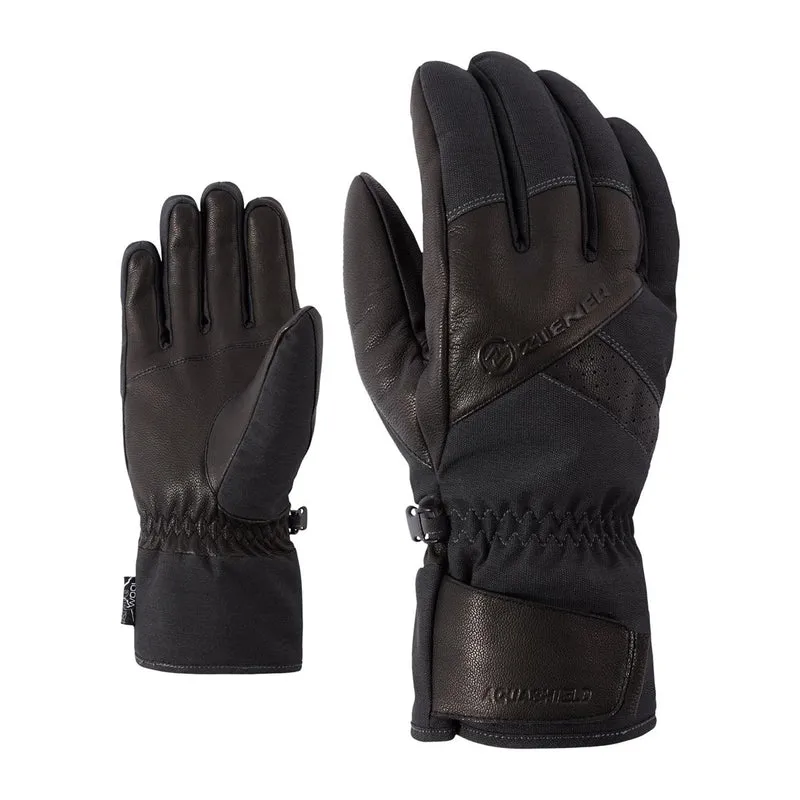 Ziener Getter AS AW Glove Ski Alpine grey iron tec