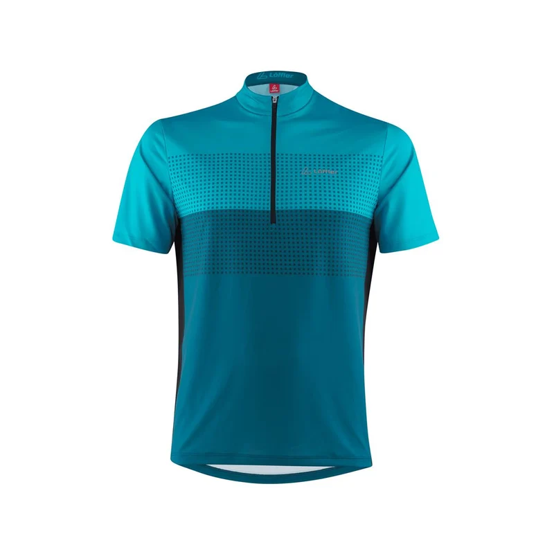 Löffler Herren Bike Shirt HZ Sparta Topaz
