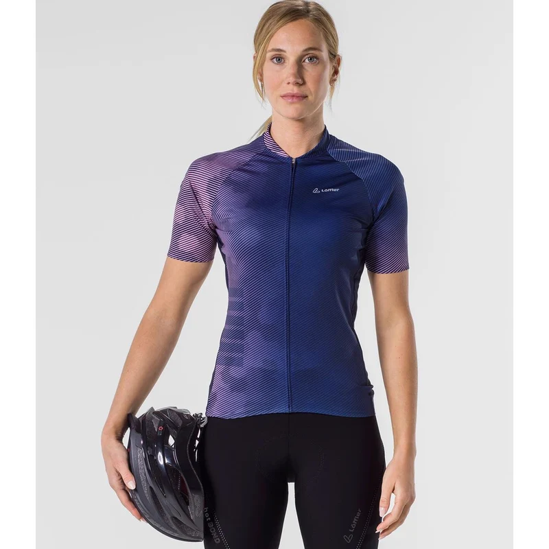 Löffler Damen Bike Jersey FZ Classy Hotbond dunkelblau