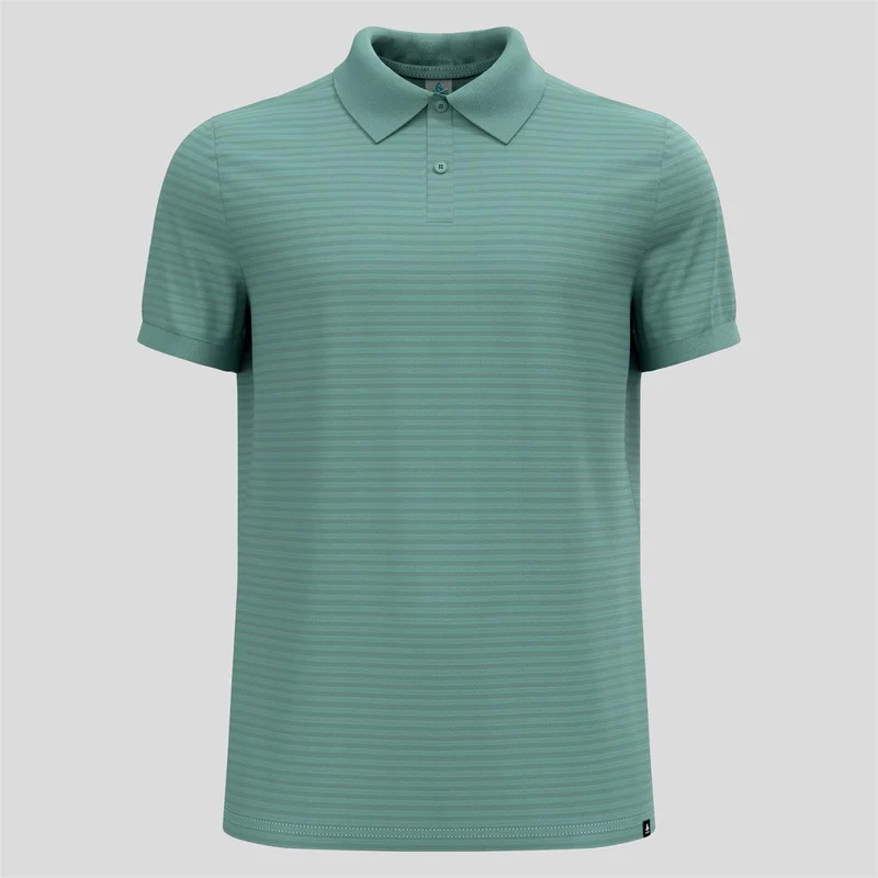 Odlo Ascent Poloshirt mit Naturfasern Herren arctic
