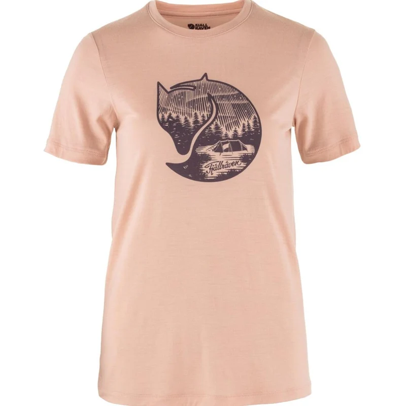 Fjäll Räven - Abisko Wool Fox SS W - Chalk Rose-Port - Damen