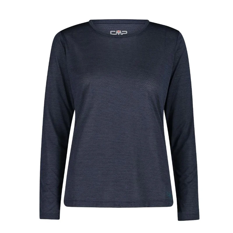 CMP Sport Woman T-Shirt Langarm black blue