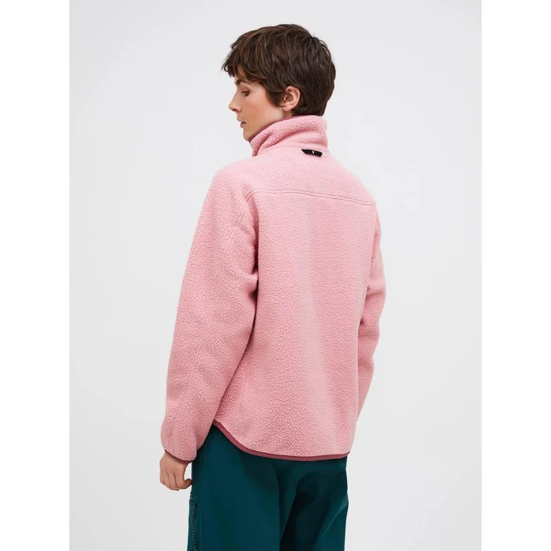 Peak Performance W Nature Rush Pile Half Zip warm blush wild rouge Damen Pullover