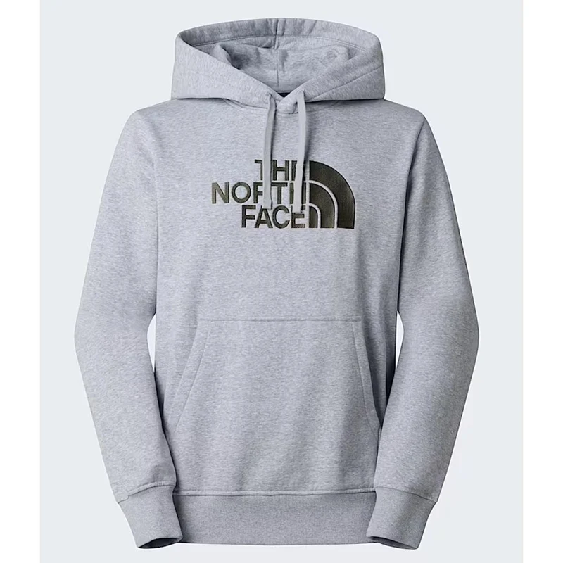 The North Face Drew Peak Kapuzenpulli für Herren TNF Light Grey Heather-New Taupe Green