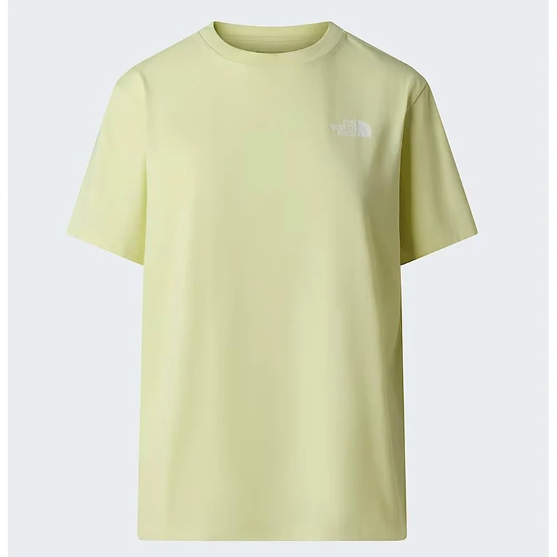 The North Face Evolution NSE Box relaxt geschnittenes T-Shirt für Damen Lemon Mist