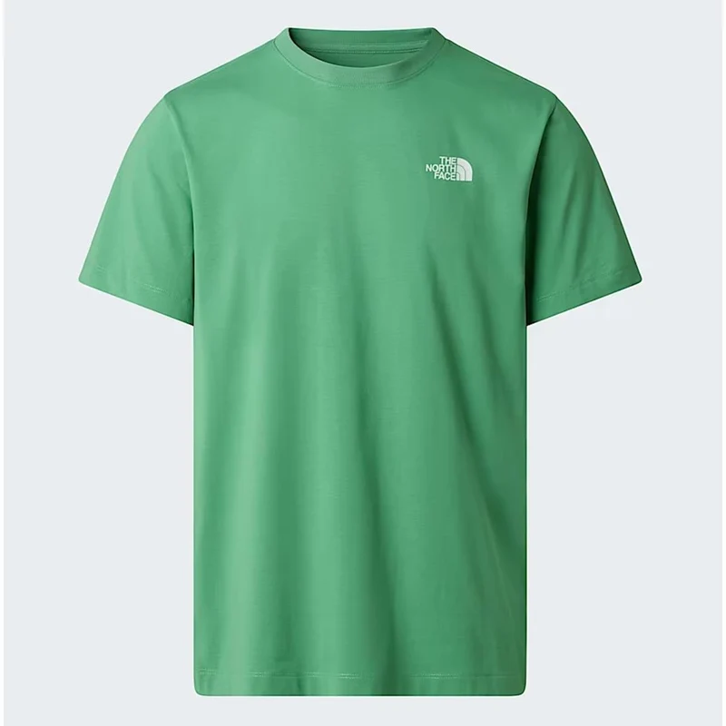 The North Face Evolution NSE Box normal geschnittenes T-Shirt für Herren Dimmed algae