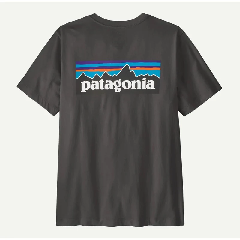 Patagonia M P-6 Logo ink black Herren T-Shirt
