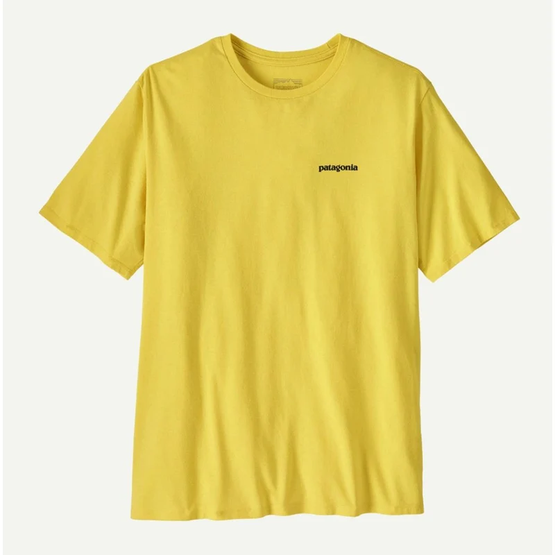 Patagonia M P-6 Logo Responsibili outline lemon zest Herren T-Shirt