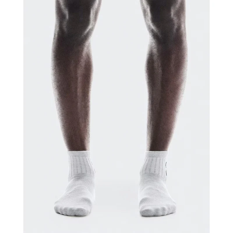 ON Socken Logo Sock Mid 3P Heather Gray
