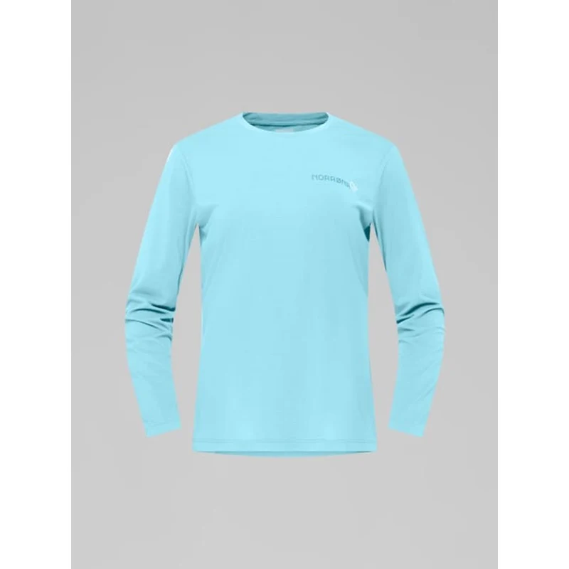Norrona W Femund Tech Long Sleeve aqua haze Damen