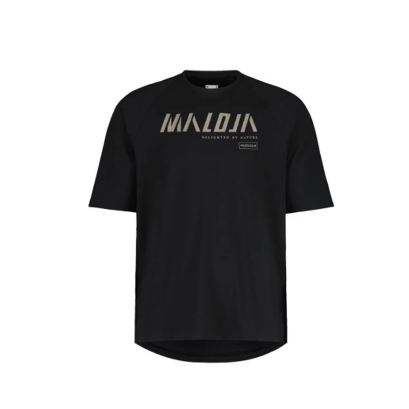 Maloja Anderter Enduro Tee deep black Herren Bike Shirt