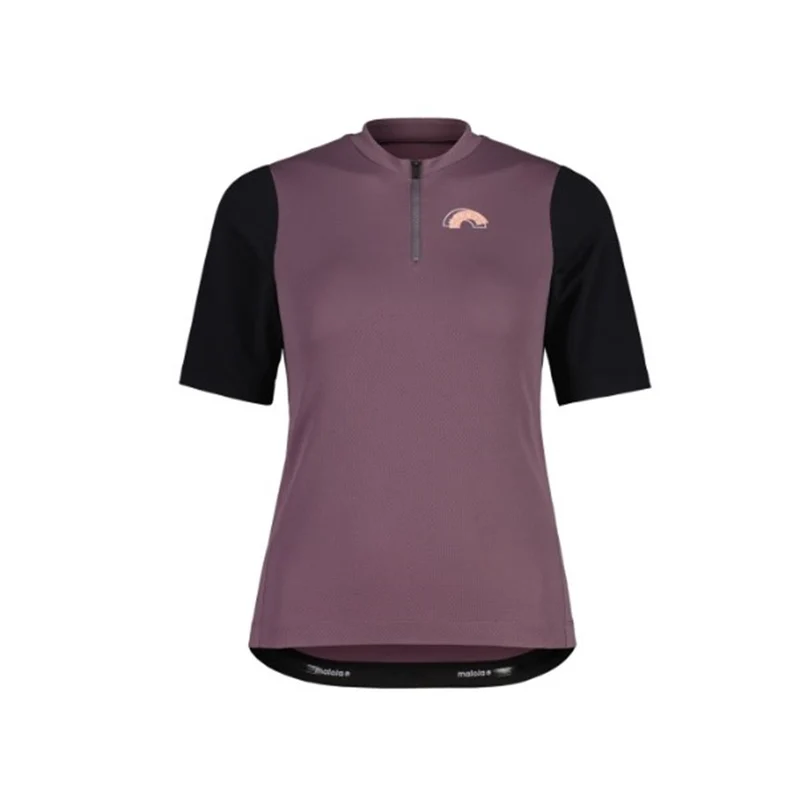 Maloja Arlerstein Gravel Jersey stormy lilac multi Damen Radtrikot