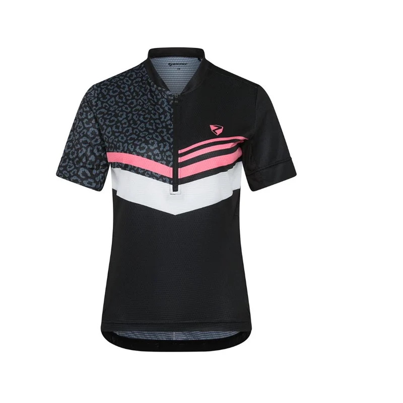 Ziener Naladia lady black strawberry sorbet Damen Radtrikot