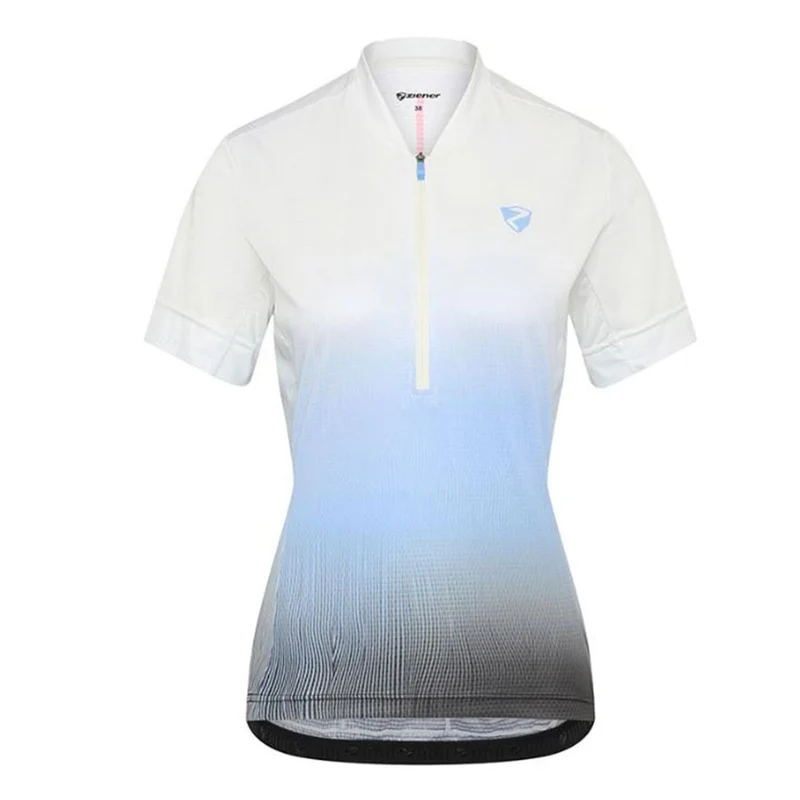 Ziener Nelenia lady dreamy sky white fog Damen Radtrikot