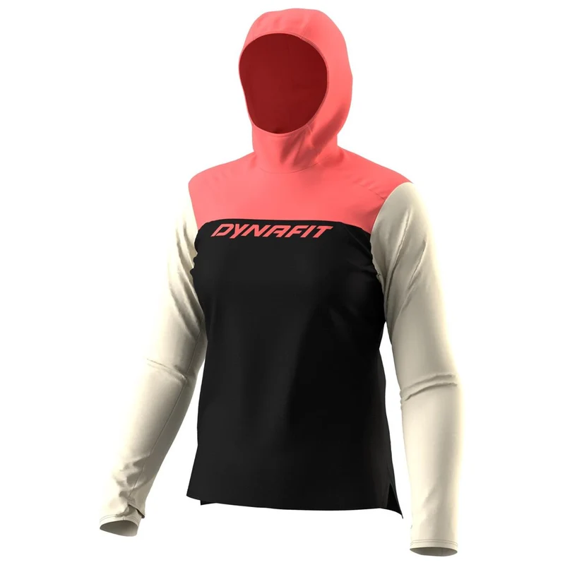 Dynafit Traverse Sun Hoodie Damen Black Out Cabana