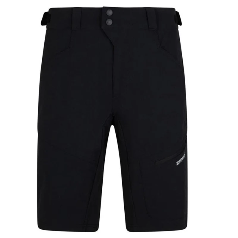 Ziener Nelat shorts man black Herren Radhose