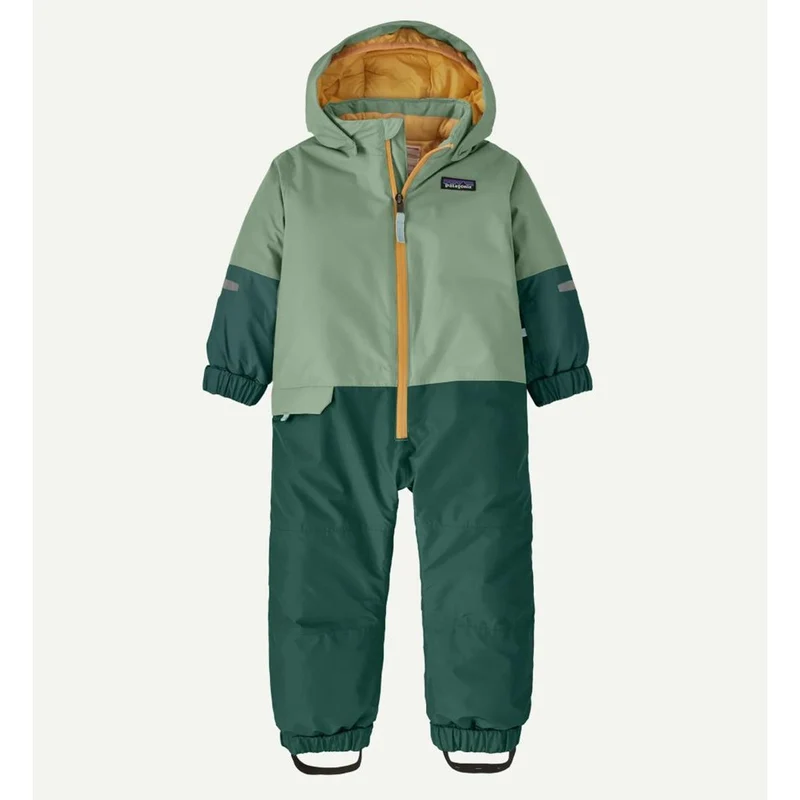 Patagonia Baby Snow Pile ellwood green Kinder Schneeanzug