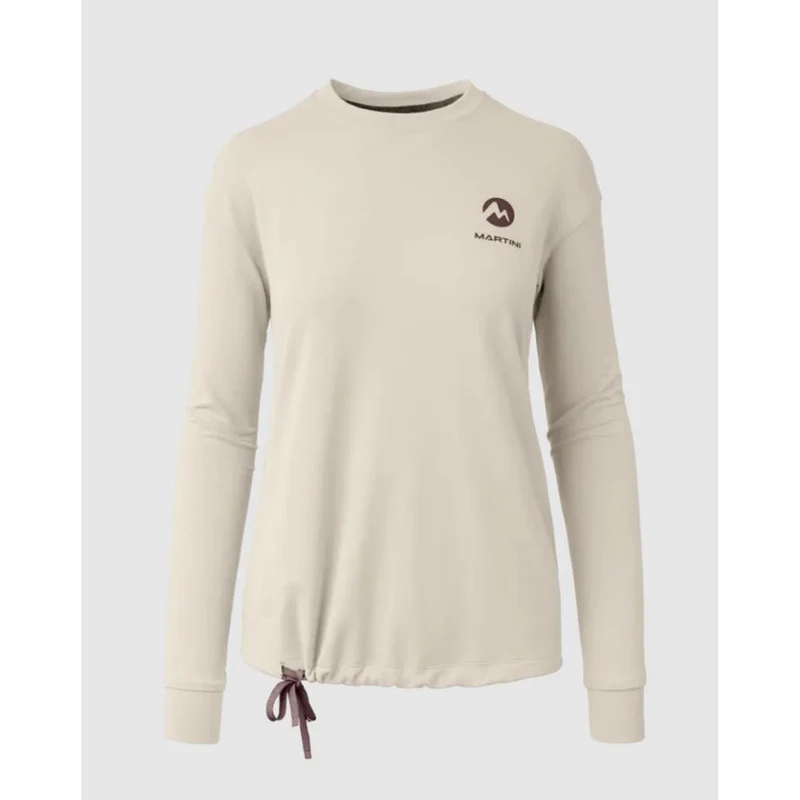 Martini Alpmate Roots ML Crew Neck off white clay Damen Longsleeve