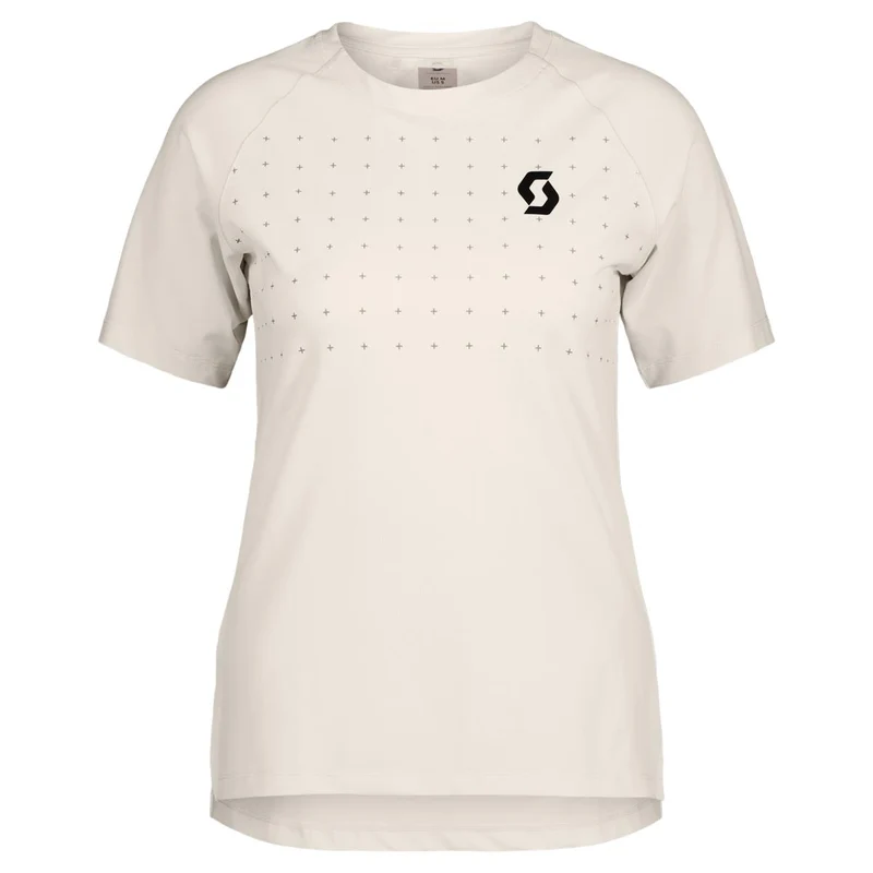 SCOTT Trail Vertic Kurzarm-T-Shirt für Damen cotton white
