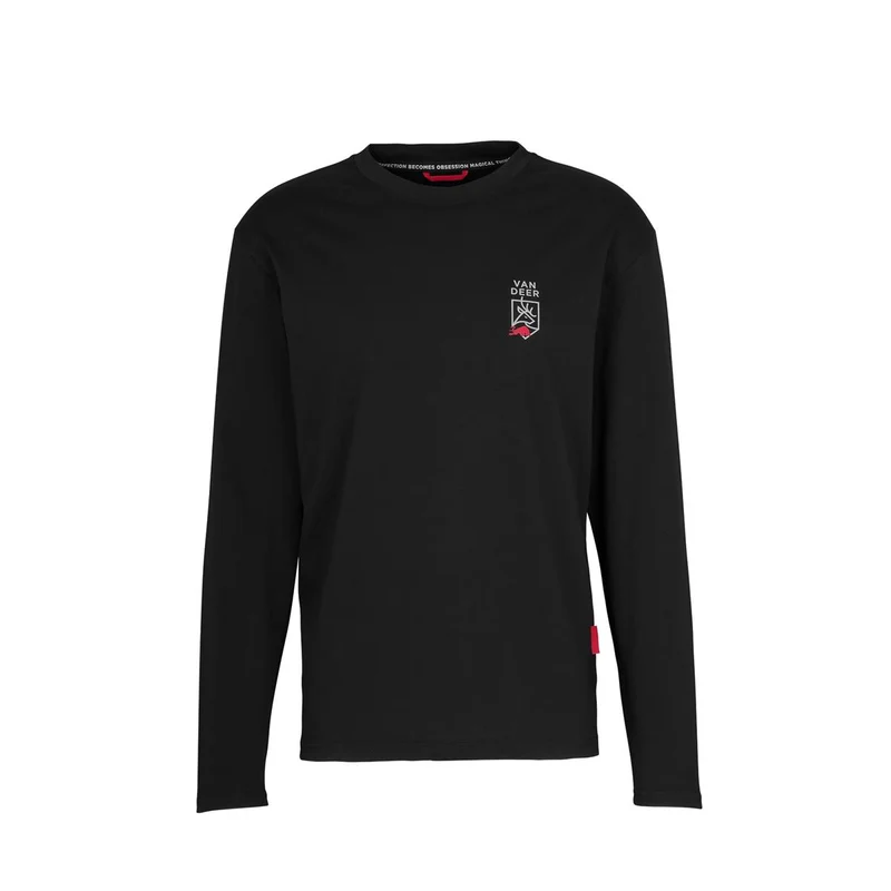 VAN DEER ESSENTIAL LONGSLEEVE - black