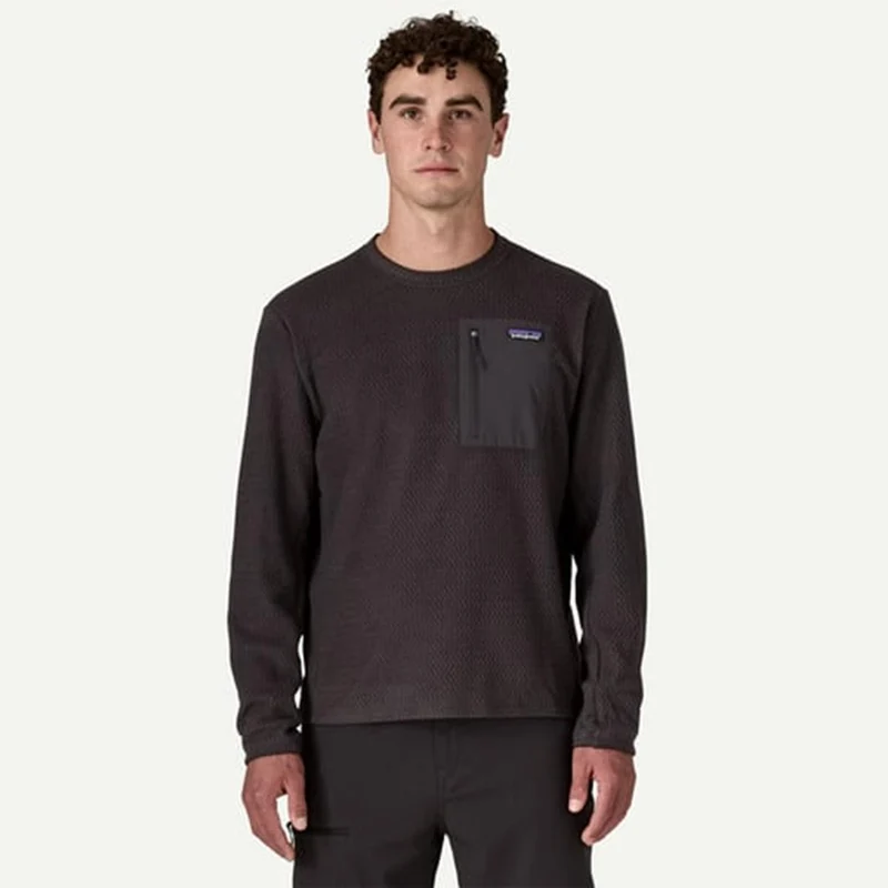 Patagonia Herren R1 Air Fleece Crewneck Schwarz