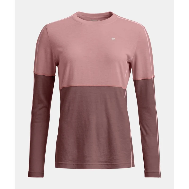 Ortovox 185 Rock'n'Wool Longesleeve Women dusk rose