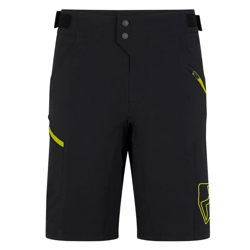Ziener NONUS X-Function shorts man Black bitter lemon Herren