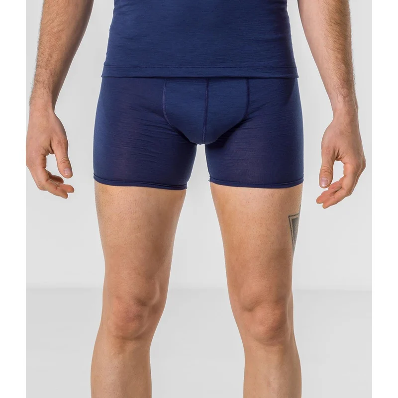 Löffler Herren Boxershorts Merino Light Dunkelblau
