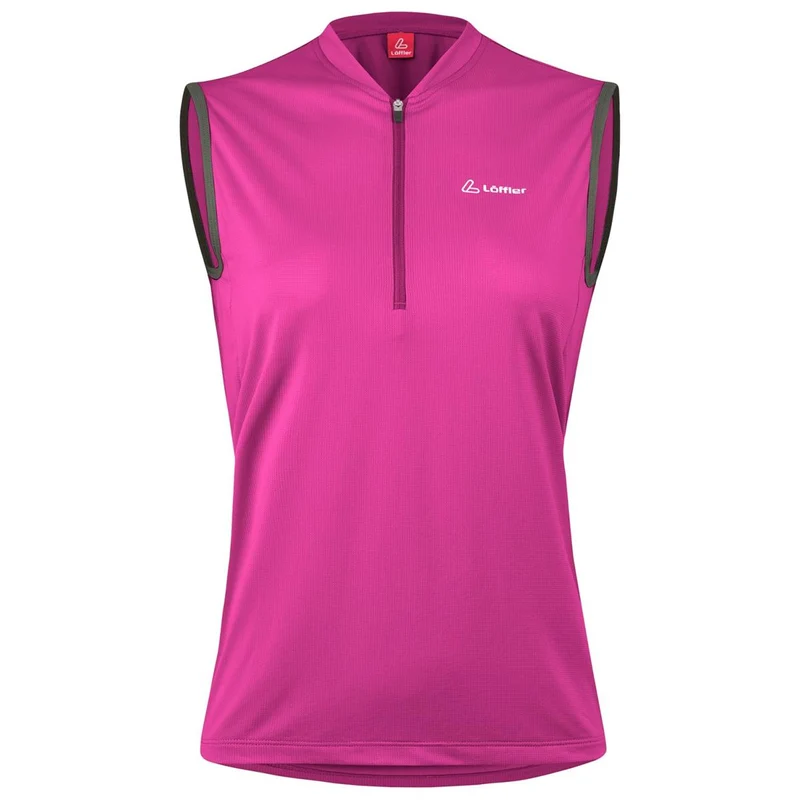 Löffler Damen Bike Sleeveless Shirt HZ Plain Purple
