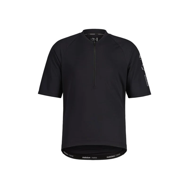 Maloja SpiazzoM. Gravel Jersey Men deep black