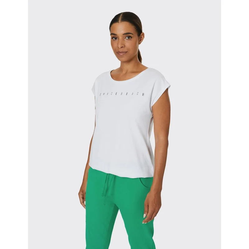 Venice Beach Wonder T-Shirt Damen Weiß