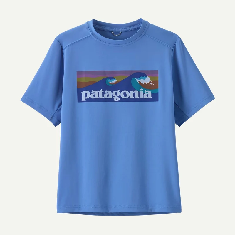Patagonia Kids' Capilene Silkweight T-Shirt Abundant Blue