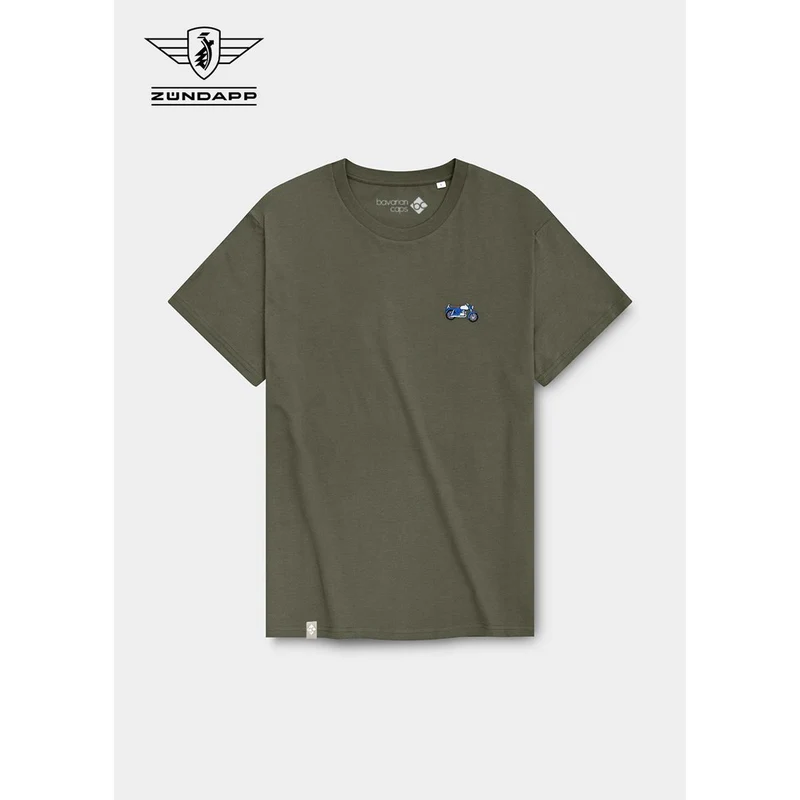 Bavarian Caps T-Shirt "Zündapp" Dunkelgrün