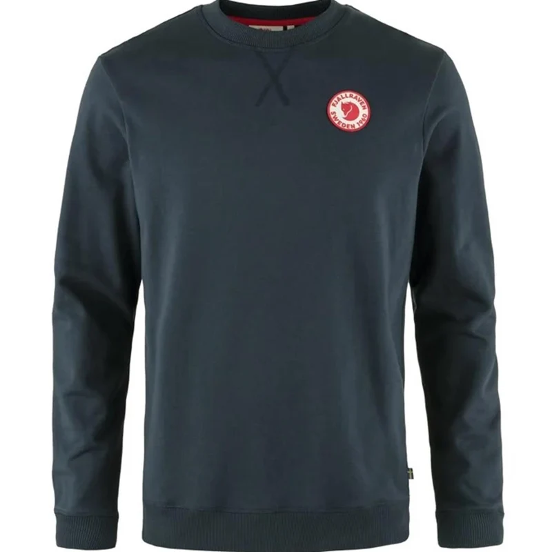 Fjäll Räven - 1960 Logo Badge Sweater Herren - Dark Navy