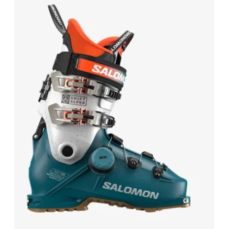 Salomon Shift Alpha Boa 120 All Mountain-Schuhe Herren Dragonfly / Siver Met. / Orange Tiger
