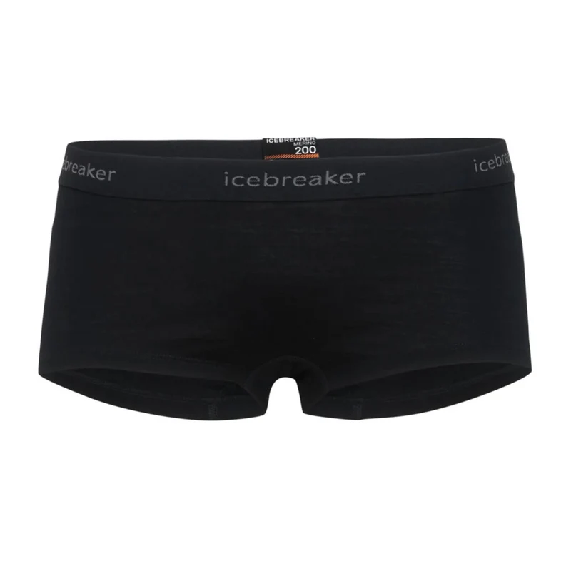 Icebreaker W 200 Oasis Boy shorts black Damen Unterhose