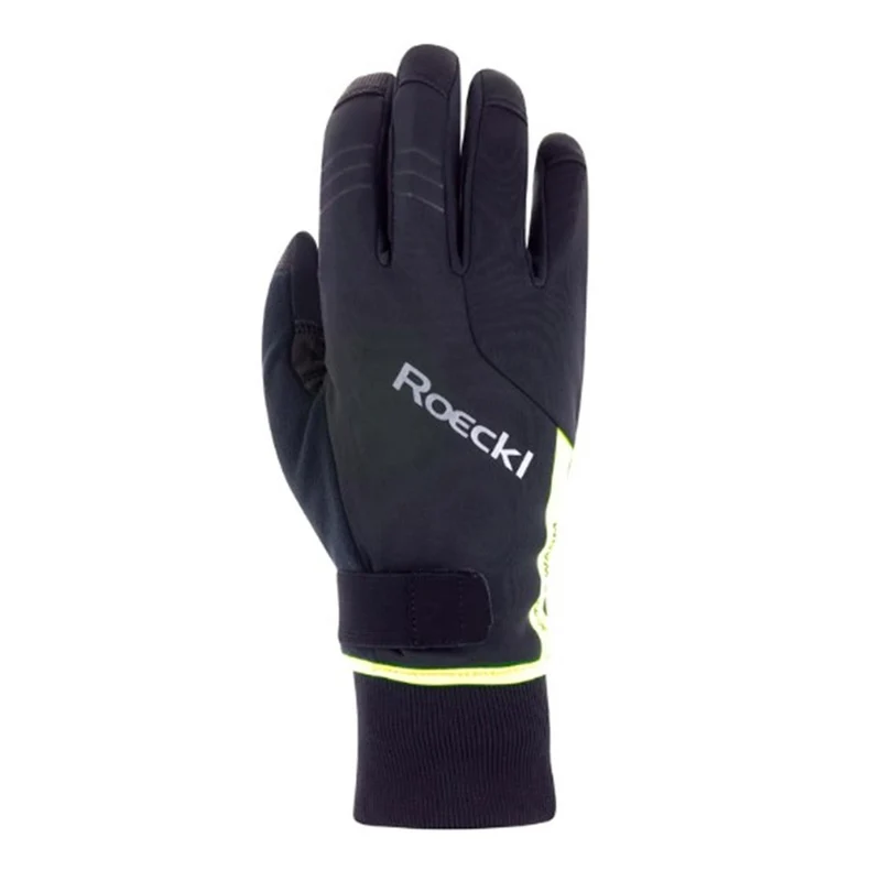 Roeckl Villach 2 black / fluo yellow