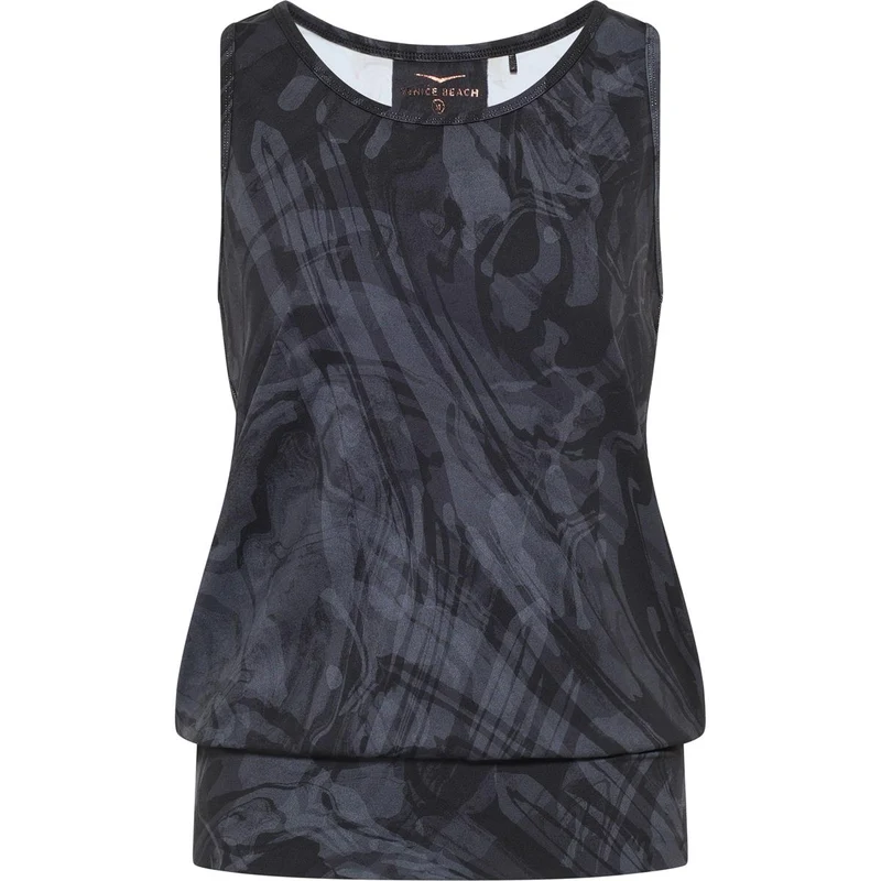 Venice Beach Shay Tanktop AOP floating ink black